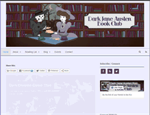 Tablet Screenshot of darkjaneaustenbookclub.com